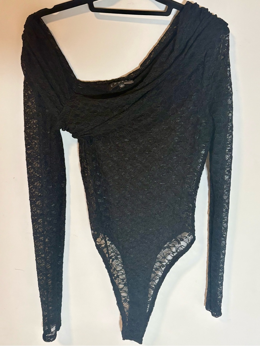 Chaser UK,  Masha Licorice Bodysuit in Black - Size L ( M) / NWOT - Picture 5 of 10